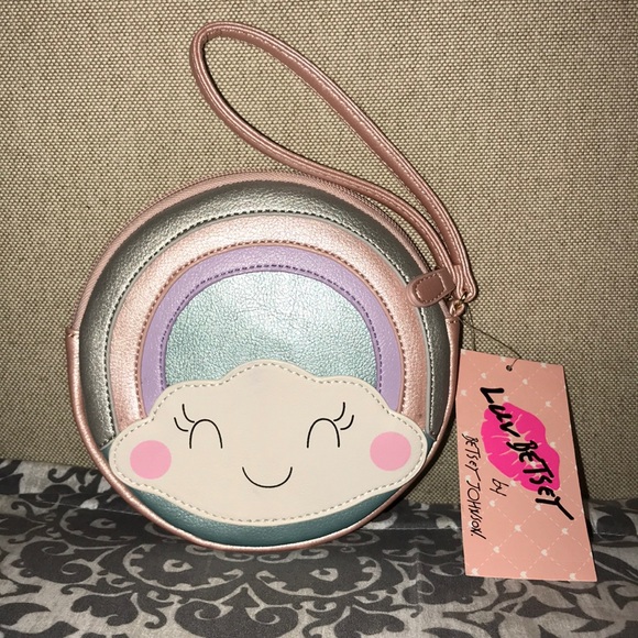 Betsey Johnson Rainbow Pastel Shimmer Bag- NWT!🌈 - Picture 3 of 7